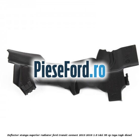 Deflector stanga superior radiator Ford Transit Connect 2013-2018 1.6 TDCi 95 cp TZGA, TZGB diesel