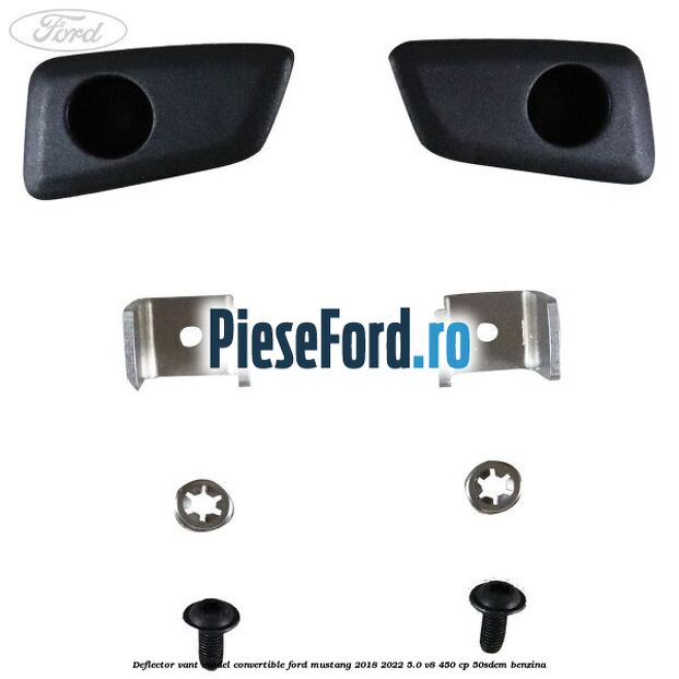 Deflector vant, model Convertible Ford Mustang 2018-2022 5.0 V8 450 cp 50SDEM benzina