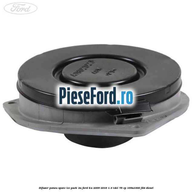 Difuzor panou spate Ice Pack 2A Ford Ka 2009-2016 1.3 TDCi 75 cp 169A1000, FD4 diesel