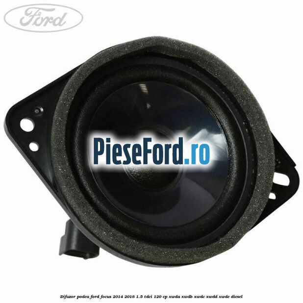 Difuzor podea Ford Focus 2014-2018 1.5 TDCi 120 cp XWDA, XWDB, XWDC, XWDD, XWDE diesel