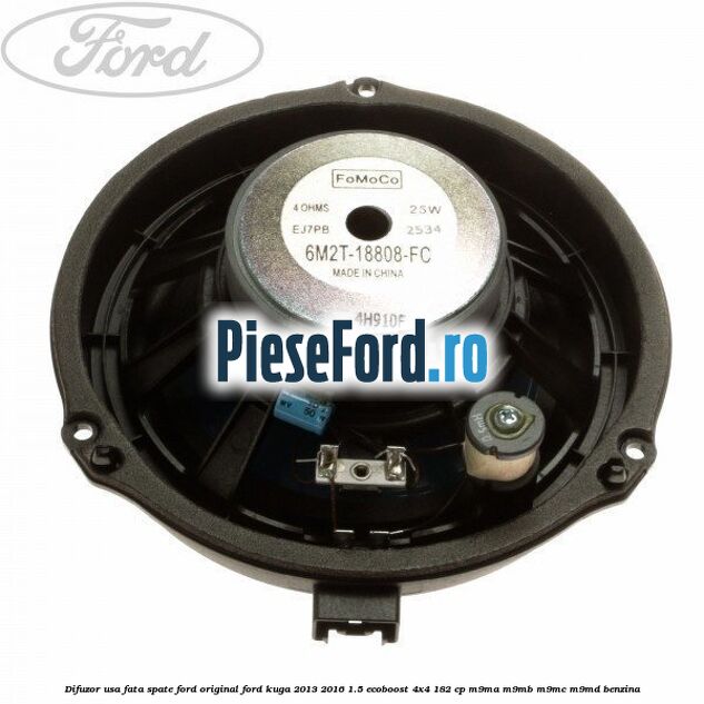 Difuzor usa fata/spate Ford original Ford Kuga 2013-2016 1.5 EcoBoost 4x4 182 cp M9MA, M9MB, M9MC, M9MD benzina