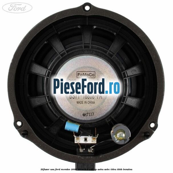 Difuzor usa Ford Mondeo 2008-2014 2.0 145 cp Difuzor usa Ford Mondeo 2008-2014 2.0 145 cp AOBA, AOBC, TBBA, TBBB benzina