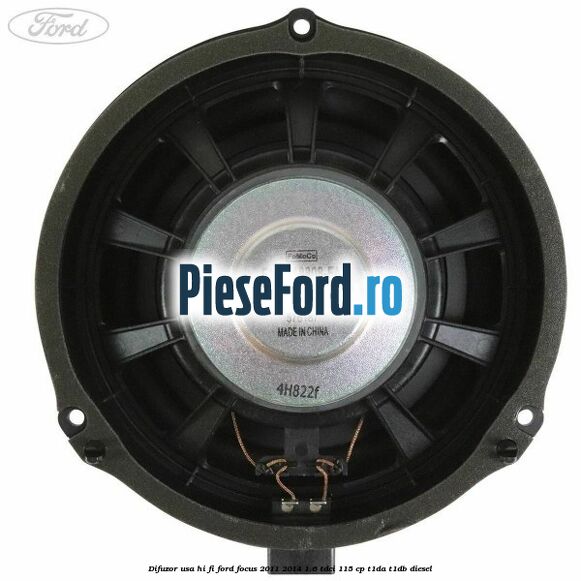Difuzor usa hi-fi Ford Focus 2011-2014 1.6 TDCi 115 cp T1DA, T1DB diesel