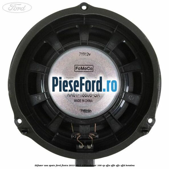 Difuzor usa spate Ford Fiesta 2013-2017 1.0 EcoBoost 100 cp SFJA, SFJB, SFJC, SFJD benzina