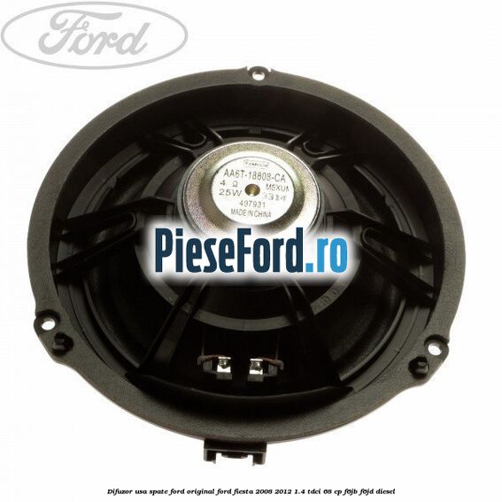 Difuzor usa spate Ford original Ford Fiesta 2008-2012 1.4 TDCi 68 cp F6JB, F6JD diesel