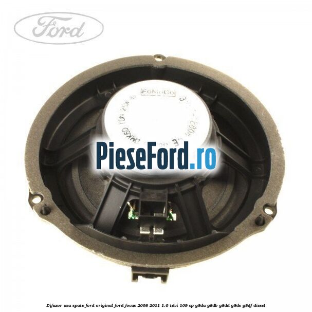 Difuzor usa spate Ford original Ford Focus 2008-2011 1.6 TDCi 109 cp G8DA, G8DB, G8DD, G8DE, G8DF diesel