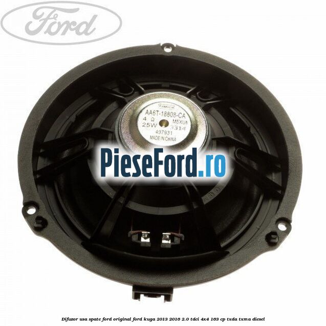 Difuzor usa spate Ford original Ford Kuga 2013-2016 2.0 TDCi 4x4 163 cp TXDA, TXMA diesel