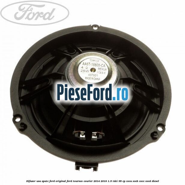 Difuzor usa spate Ford original Ford Tourneo Courier 2014-2018 1.5 TDCi 95 cp XVCA, XVCB, XVCC, XVCD diesel