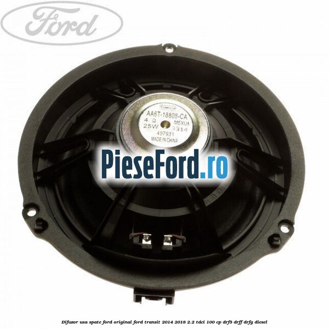 Difuzor usa spate Ford original Ford Transit 2014-2018 2.2 TDCi 100 cp DRF5, DRFF, DRFG diesel