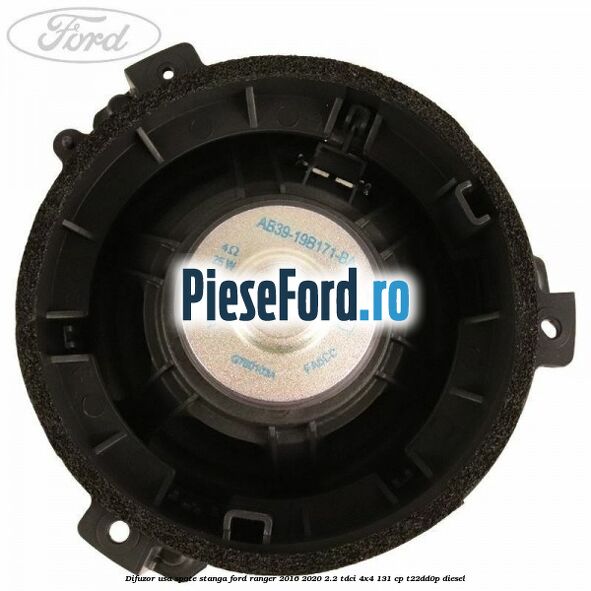 Difuzor usa spate stanga Ford Ranger 2016-2020 2.2 TDCi 4x4 131 cp T22DD0P diesel