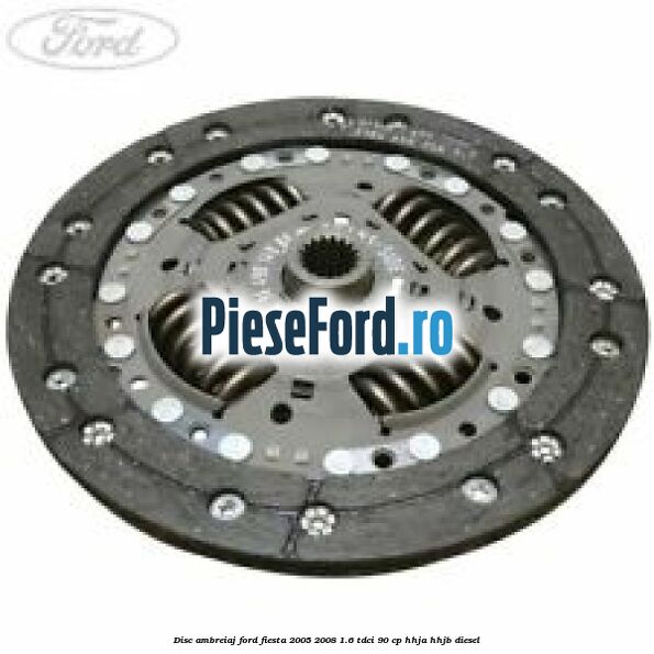Disc ambreiaj Ford Fiesta 2005-2008 1.6 TDCi 90 cp HHJA, HHJB diesel