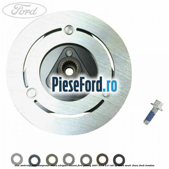 Disc ambreiaj fulie compresor clima echipare Visteon Ford Galaxy 2007-2014 2.0 145 cp AOWA, AOWB, TBWA, TBWB benzina