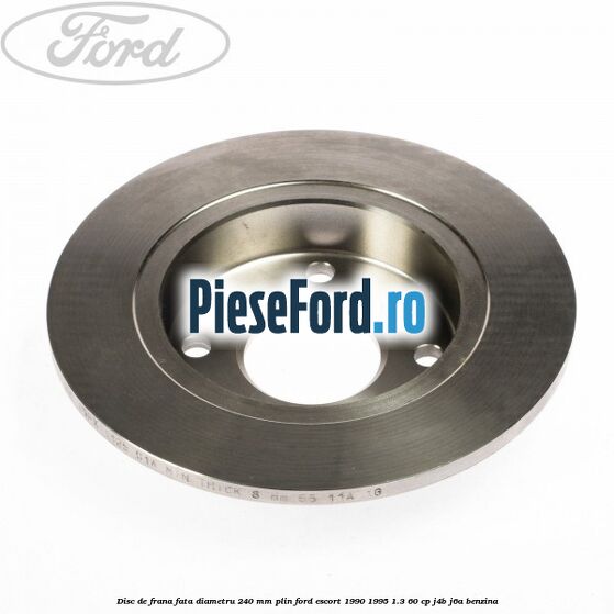 Disc de frana fata diametru 240 mm plin Ford Escort 1990-1995 1.3 60 cp J4B, J6A benzina