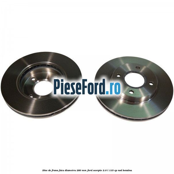 Disc de frana fata diametru 260 mm Ford Scorpio 2.0 i 115 cp NSD benzina