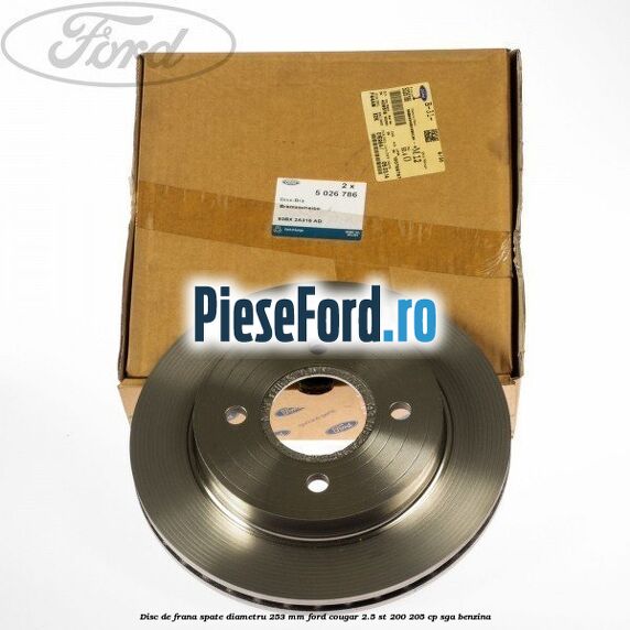 Disc de frana spate diametru 253 mm Ford Cougar 2.5 ST 200 205 cp