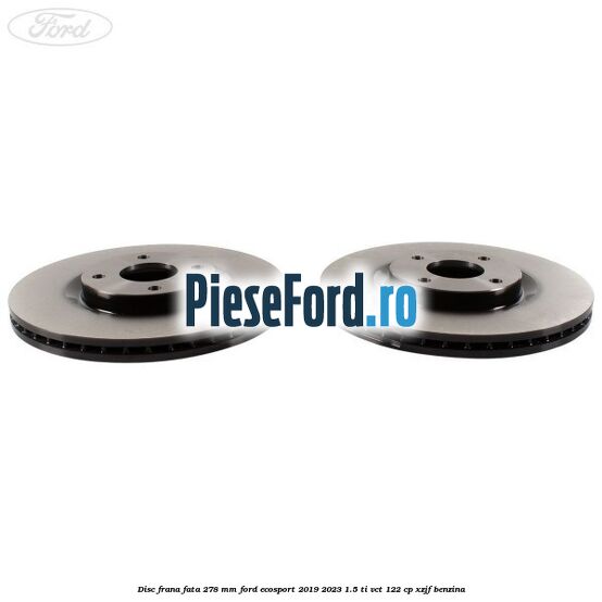 Disc frana fata 278 mm Ford EcoSport 2019-2023 1.5 Ti-VCT 122 cp XZJF benzina