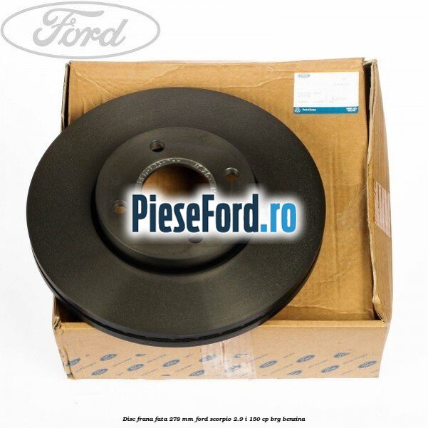 Disc frana fata 278 mm Ford Scorpio 2.9 i 150 cp BRG benzina