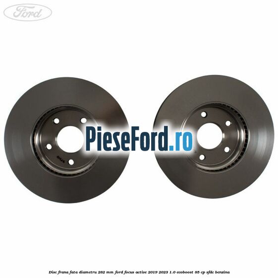 Disc frana fata diametru 282 mm Ford Focus Active 2019-2023 1.0 EcoBoost 85 cp SFDC benzina