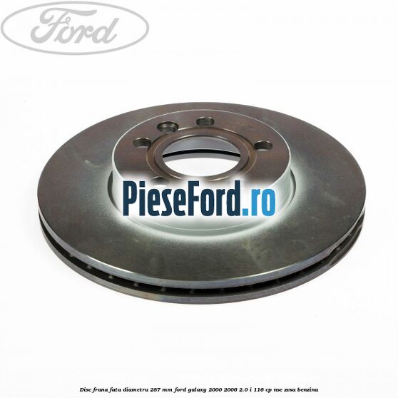 Disc frana fata diametru 287 mm Ford Galaxy 2000-2006 2.0 i 116 cp NSE, ZVSA benzina