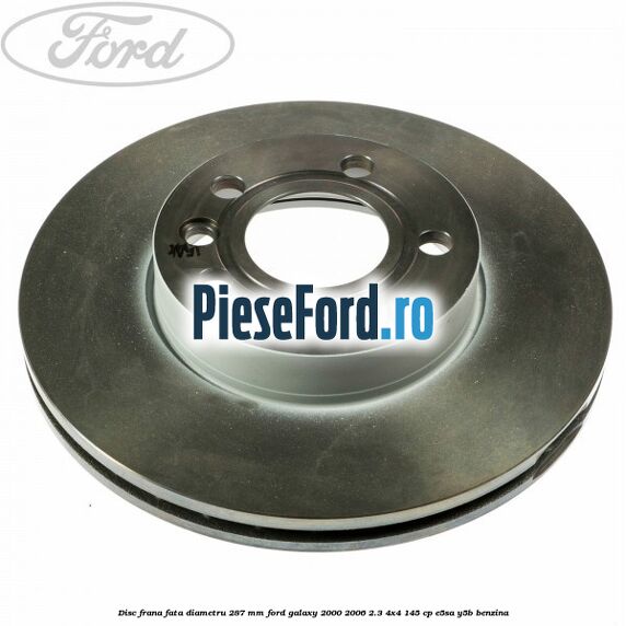 Disc frana fata diametru 287 mm Ford Galaxy 2000-2006 2.3 4x4 145 cp E5SA, Y5B benzina