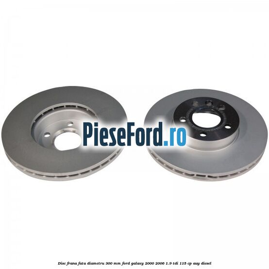 Disc frana fata diametru 300 mm Ford Galaxy 2000-2006 1.9 TDI 115 cp AUY diesel