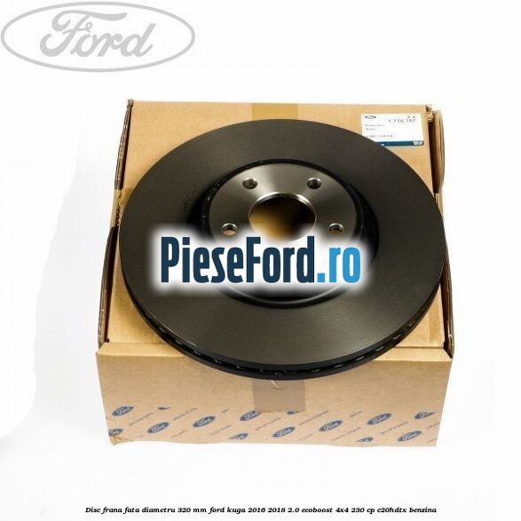 Disc frana fata diametru 320 mm Ford Kuga 2016-2018 2.0 EcoBoost 4x4 230 cp C20HDTX benzina