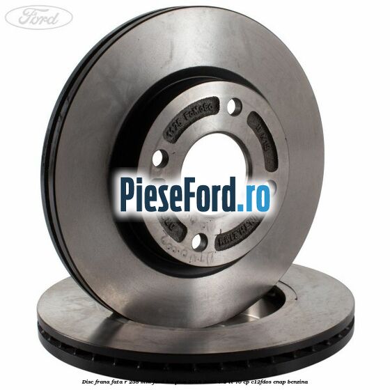 Disc frana fata R 258 MM Ford Ka plus 2019-2020 1.2 Ti 70 cp Disc frana fata R 258 MM Ford Ka plus 2019-2020 1.2 Ti 70 cp C12FDOS, ENAP benzina