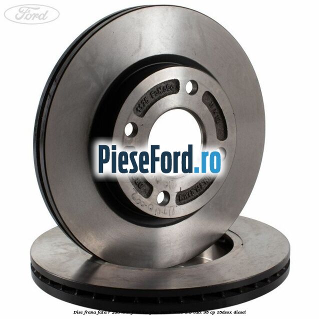 Disc frana fata R 258 MM Ford Ka plus 2019-2020 1.5 TDCI 95 cp 15DSOX diesel