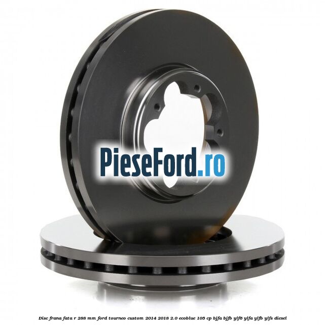 Disc frana fata R 288 MM Ford Tourneo Custom 2014-2018 2.0 EcoBlue 105 cp Disc frana fata R 288 MM Ford Tourneo Custom 2014-2018 2.0 EcoBlue 105 cp BJFA, BJFB, YLF6, YLFA, YLFB, YLFS diesel