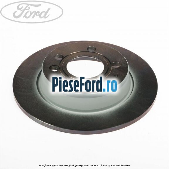 Disc frana spate 268 mm Ford Galaxy 1995-2000 2.0 i 116 cp NSE, ZVSA benzina