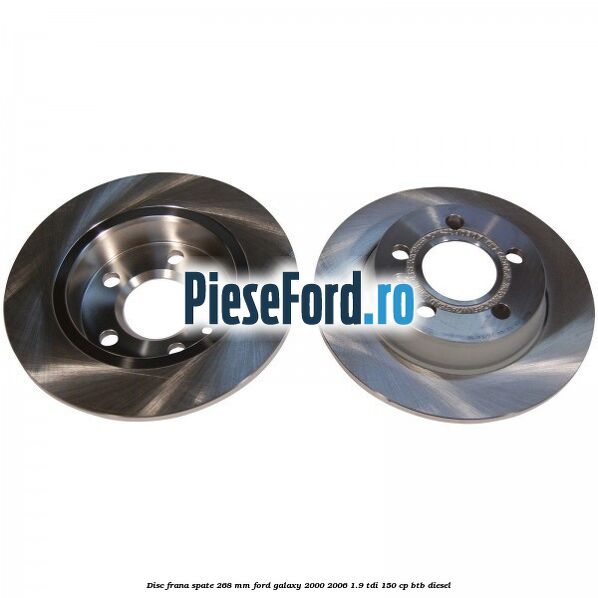 Disc frana spate 268 mm Ford Galaxy 2000-2006 1.9 TDI 150 cp BTB diesel