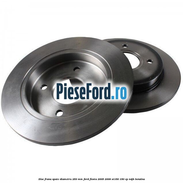 Disc frana spate diametru 253 mm Ford Fiesta 2005-2008 ST150 150 cp N4JB benzina