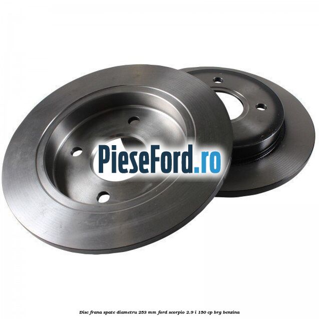 Disc frana spate diametru 253 mm Ford Scorpio 2.9 i 150 cp BRG benzina