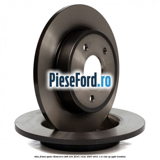 Disc frana spate diametru 265 mm Ford C-Max 2007-2011 1.8 122 cp QQDC benzina
