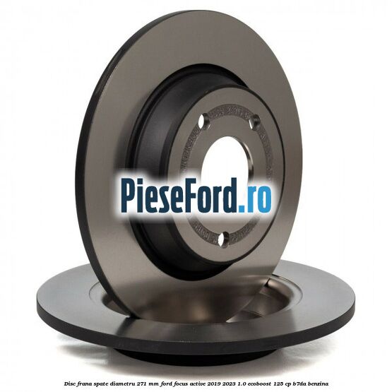 Disc frana spate diametru 271 mm Ford Focus Active 2019-2023 1.0 EcoBoost 125 cp Disc frana spate diametru 271 mm Ford Focus Active 2019-2023 1.0 EcoBoost 125 cp B7DA benzina