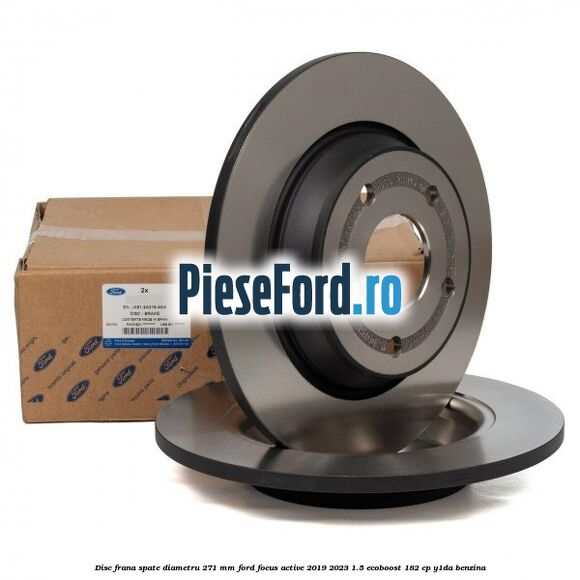 Disc frana spate diametru 271 mm Ford Focus Active 2019-2023 1.5 EcoBoost 182 cp