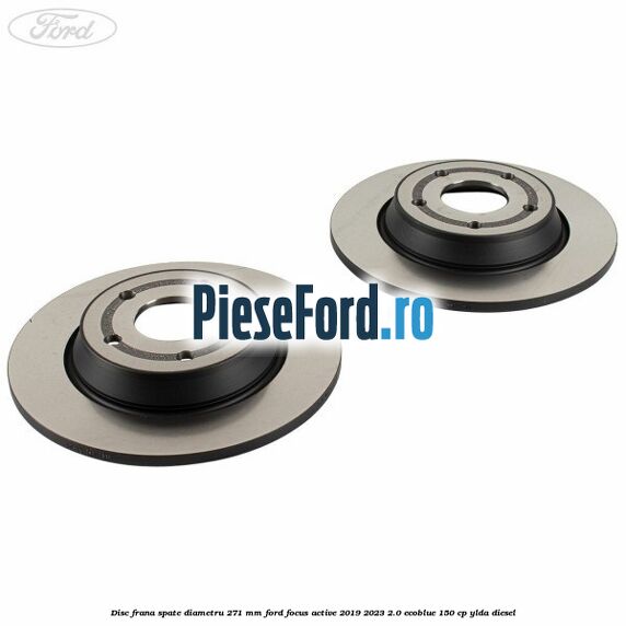 Disc frana spate diametru 271 mm Ford Focus Active 2019-2023 2.0 EcoBlue 150 cp YLDA diesel