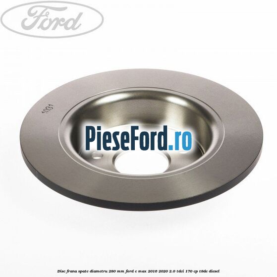 Disc frana spate diametru 280 mm Ford C-Max 2016-2020 2.0 TDCi 170 cp T8DE diesel