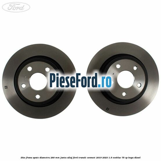 Disc frana spate diametru 280 mm janta aliaj Ford Transit Connect 2019-2023 1.5 EcoBlue 75 cp Disc frana spate diametru 280 mm janta aliaj Ford Transit Connect 2019-2023 1.5 EcoBlue 75 cp BEGA diesel