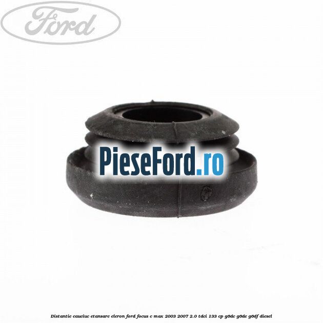 Distantie cauciuc etansare eleron Ford Focus C-Max 2003-2007 2.0 TDCi 133 cp G6DC, G6DE, G6DF diesel