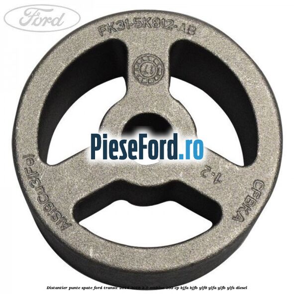 Distantier punte spate Ford Transit 2014-2018 2.0 EcoBlue 105 cp Distantier punte spate Ford Transit 2014-2018 2.0 EcoBlue 105 cp BJFA, BJFB, YLF6, YLFA, YLFB, YLFS diesel