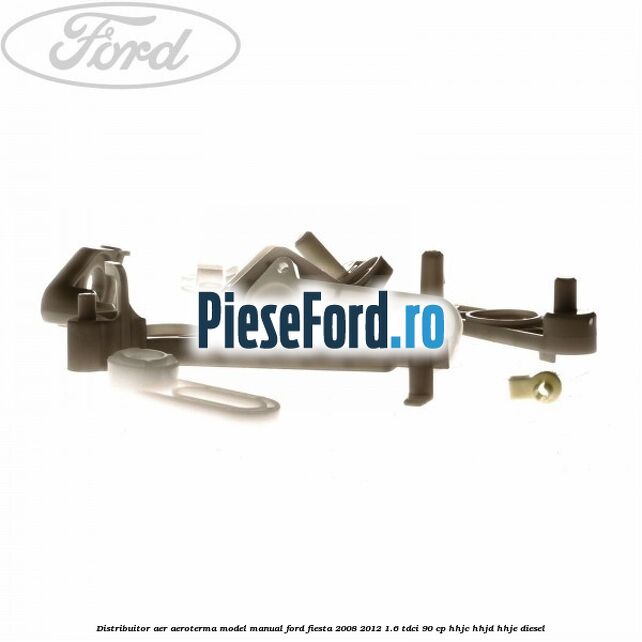 Distribuitor aer aeroterma model manual Ford Fiesta 2008-2012 1.6 TDCi 90 cp HHJC, HHJD, HHJE diesel