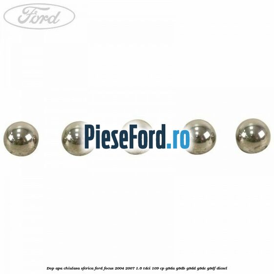 Dop apa chiulasa sferica Ford Focus 2004-2007 1.6 TDCi 109 cp G8DA, G8DB, G8DD, G8DE, G8DF diesel