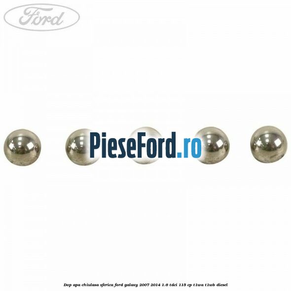 Dop apa chiulasa sferica Ford Galaxy 2007-2014 1.6 TDCi 115 cp T1WA, T1WB diesel