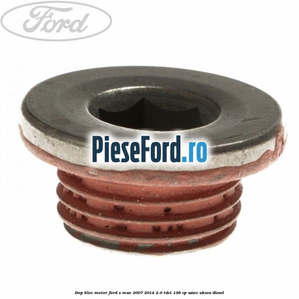 Dop bloc motor Ford S-Max 2007-2014 2.0 TDCi 136 cp AZWC, UKWA diesel