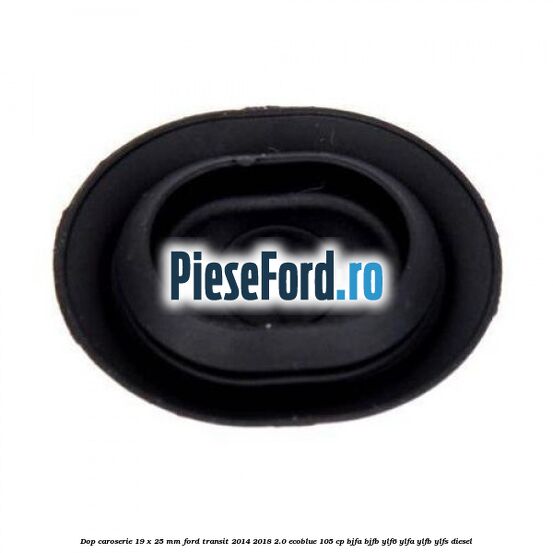 Dop caroserie 19 x 25 mm Ford Transit 2014-2018 2.0 EcoBlue 105 cp Dop caroserie 19 x 25 mm Ford Transit 2014-2018 2.0 EcoBlue 105 cp BJFA, BJFB, YLF6, YLFA, YLFB, YLFS diesel