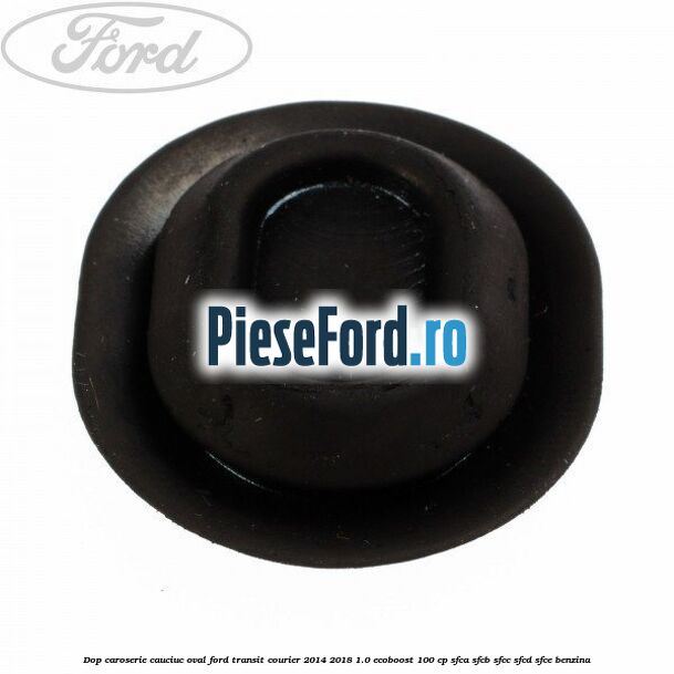 Dop caroserie, cauciuc oval Ford Transit Courier 2014-2018 1.0 EcoBoost 100 cp SFCA, SFCB, SFCC, SFCD, SFCE benzina