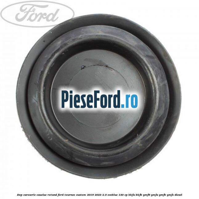 Dop caroserie, cauciuc rotund Ford Tourneo Custom 2019-2023 2.0 EcoBlue 130 cp BKFA, BKFB, YMF6, YMFA, YMFB, YMFS diesel