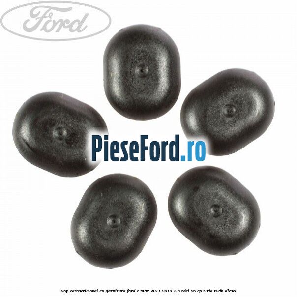 Dop caroserie oval, cu garnitura Ford C-Max 2011-2015 1.6 TDCi 95 cp T3DA, T3DB diesel
