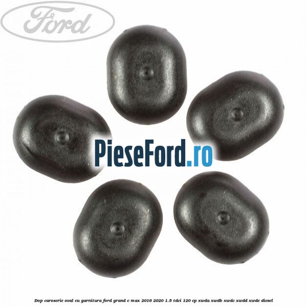 Dop caroserie oval, cu garnitura Ford Grand C-Max 2016-2020 1.5 TDCi 120 cp XWDA, XWDB, XWDC, XWDD, XWDE diesel